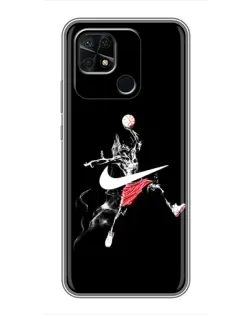 Чохол для Xiaomi Redmi 10C з картинкою «Jordan Jumpman» Чохол для Xiaomi Redmi 10C з картинкою «Jordan Jumpman»