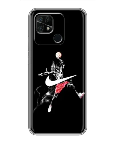 Чохол для Xiaomi Redmi 10C з картинкою «Jordan Jumpman» Чохол для Xiaomi Redmi 10C з картинкою «Jordan Jumpman»