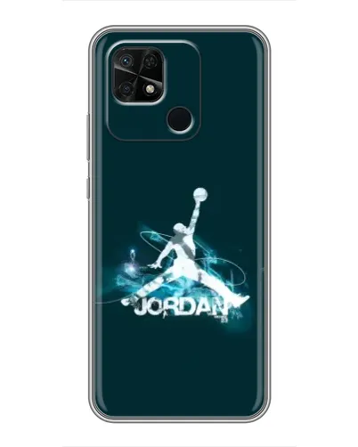 Чохол для Xiaomi Redmi 10C з картинкою «Jordan Blue Fire» Чохол для Xiaomi Redmi 10C з картинкою «Jordan Blue Fire»