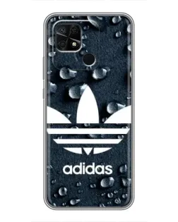 Чехол для Xiaomi Redmi 10C с картинкой «Adidas Trefoil Blue»