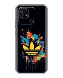 Чехол для Xiaomi Redmi 10C с картинкой «Adidas Splash»