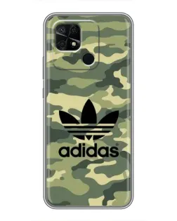 Чехол для Xiaomi Redmi 10C с картинкой «Милитари стиль Adidas»