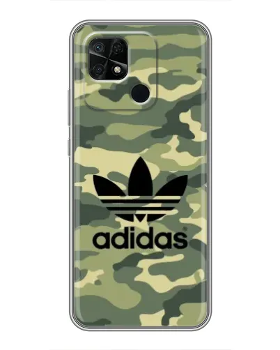 Чехол для Xiaomi Redmi 10C с картинкой «Милитари стиль Adidas» Чехол для Xiaomi Redmi 10C с картинкой «Милитари стиль Adidas»