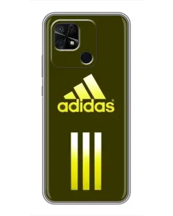 Чехол для Xiaomi Redmi 10C с картинкой «Оливковый градиент Adidas»