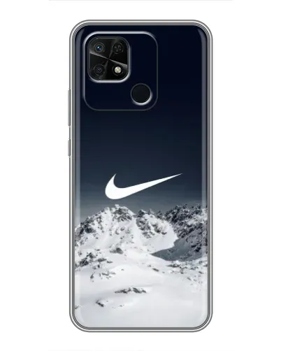 Чохол для Xiaomi Redmi 10C з картинкою «Nike — зимові гори» Чохол для Xiaomi Redmi 10C з картинкою «Nike — зимові гори»