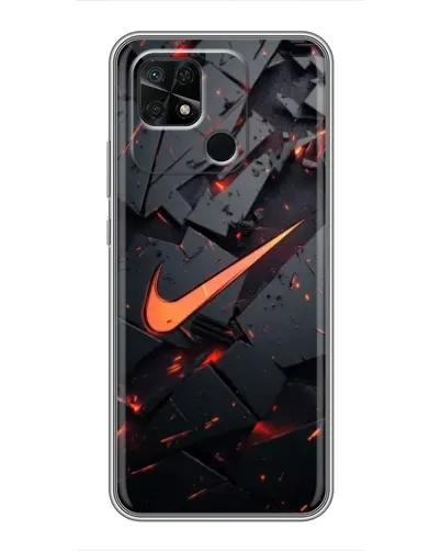 Чохол для Xiaomi Redmi 10C з картинкою «Nike — ефект розломів» Чохол для Xiaomi Redmi 10C з картинкою «Nike — ефект розломів»