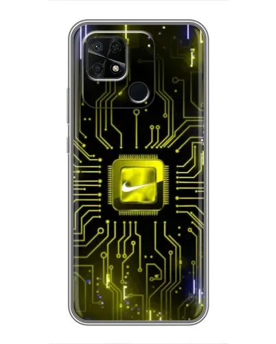 Чохол для Xiaomi Redmi 10C з картинкою «Nike — золота іскра» Чохол для Xiaomi Redmi 10C з картинкою «Nike — золота іскра»