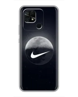 Чохол для Xiaomi Redmi 10C з картинкою «Nike у стилі графіті»