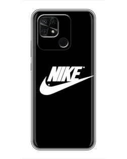 Чохол для Xiaomi Redmi 10C з картинкою «Мазки фарби Nike»