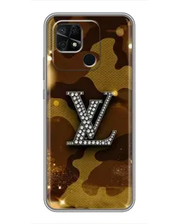 Чехол для Xiaomi Redmi 10C с картинкой «Камуфляжный Louis Vuitton»
