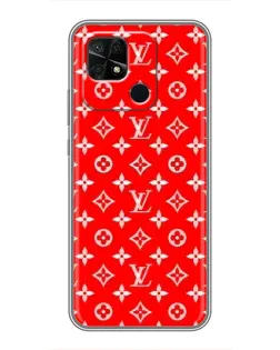 Чехол для Xiaomi Redmi 10C с картинкой «Яркий паттерн LV»