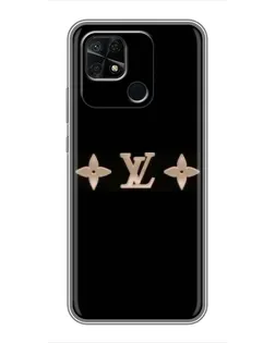 Чехол для Xiaomi Redmi 10C с картинкой «Louis Vuitton — минимализм»