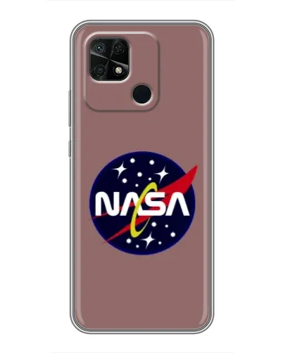 Чохол для Xiaomi Redmi 10C з картинкою «NASA — ретро космос»