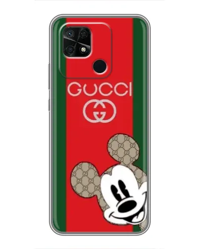 Чехол для Xiaomi Redmi 10C с картинкой «Gucci — полосы и Микки» Чехол для Xiaomi Redmi 10C с картинкой «Gucci — полосы и Микки»
