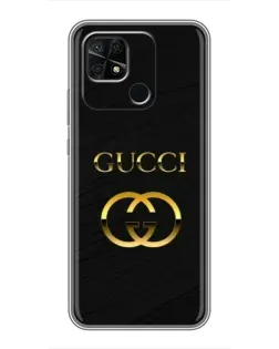 Чехол для Xiaomi Redmi 10C с картинкой «Золотой логотип Gucci» Чехол для Xiaomi Redmi 10C с картинкой «Золотой логотип Gucci»