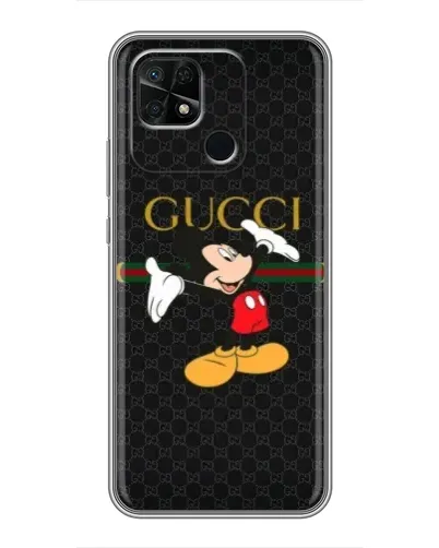Чехол для Xiaomi Redmi 10C с картинкой «Микки Маус Gucci» Чехол для Xiaomi Redmi 10C с картинкой «Микки Маус Gucci»