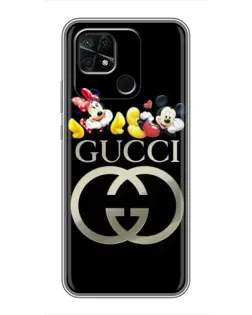 Чехол для Xiaomi Redmi 10C с картинкой «Gucci — герои Disney» Чехол для Xiaomi Redmi 10C с картинкой «Gucci — герои Disney»