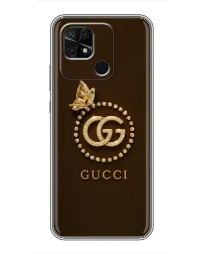 Чехол для Xiaomi Redmi 10C с картинкой «Gucci — золотая бабочка» Чехол для Xiaomi Redmi 10C с картинкой «Gucci — золотая бабочка»