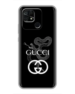 Чехол для Xiaomi Redmi 10C с картинкой «Gucci — серебряная змея» Чехол для Xiaomi Redmi 10C с картинкой «Gucci — серебряная змея»