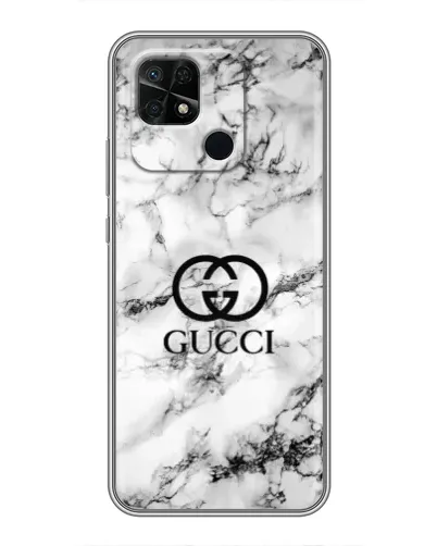 Чехол для Xiaomi Redmi 10C с картинкой «Gucci — мраморный шик» Чехол для Xiaomi Redmi 10C с картинкой «Gucci — мраморный шик»