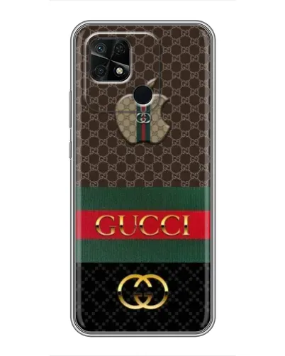 Чехол для Xiaomi Redmi 10C с картинкой «Gucci — брендированный десерт» Чехол для Xiaomi Redmi 10C с картинкой «Gucci — брендированный десерт»