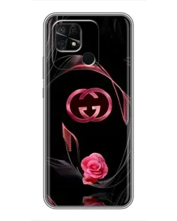 Чехол для Xiaomi Redmi 10C с картинкой «Gucci — неоновая роза» Чехол для Xiaomi Redmi 10C с картинкой «Gucci — неоновая роза»