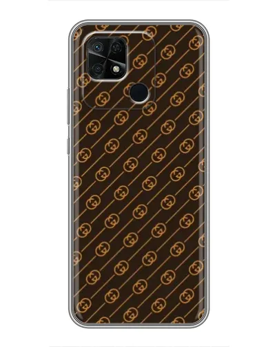 Чехол для Xiaomi Redmi 10C с картинкой «Gucci — золотые диагонали» Чехол для Xiaomi Redmi 10C с картинкой «Gucci — золотые диагонали»