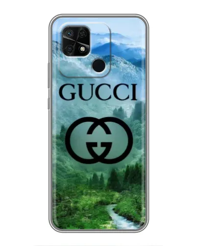 Чехол для Xiaomi Redmi 10C с картинкой «Gucci — горный пейзаж» Чехол для Xiaomi Redmi 10C с картинкой «Gucci — горный пейзаж»