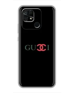 Чехол для Xiaomi Redmi 10C с картинкой «Gucci — красный градиент» Чехол для Xiaomi Redmi 10C с картинкой «Gucci — красный градиент»