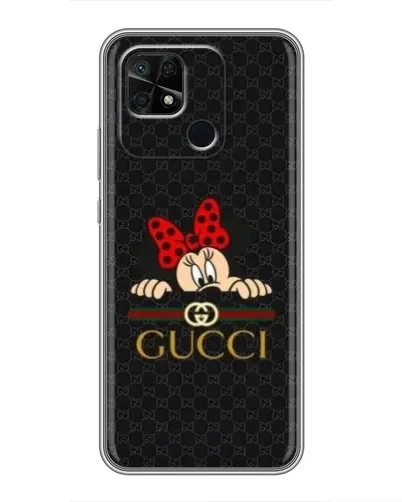 Чехол для Xiaomi Redmi 10C с картинкой «Минни Маус Gucci — черный» Чехол для Xiaomi Redmi 10C с картинкой «Минни Маус Gucci — черный»