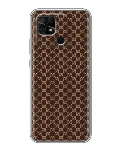 Чохол для Xiaomi Redmi 10C з картинкою «Gucci — шоколадна сітка» Чохол для Xiaomi Redmi 10C з картинкою «Gucci — шоколадна сітка»