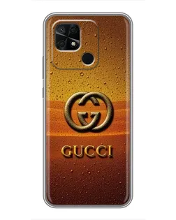 Чехол для Xiaomi Redmi 10C с картинкой «Gucci — солнечный градиент» Чехол для Xiaomi Redmi 10C с картинкой «Gucci — солнечный градиент»