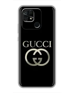 Чехол для Xiaomi Redmi 10C с картинкой «Gucci — золото на черном» Чехол для Xiaomi Redmi 10C с картинкой «Gucci — золото на черном»