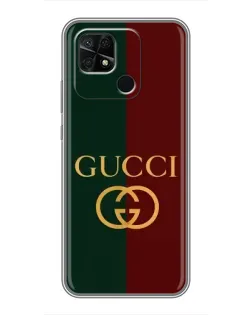 Чехол для Xiaomi Redmi 10C с картинкой «Gucci — темно-зеленый градиент» Чехол для Xiaomi Redmi 10C с картинкой «Gucci — темно-зеленый градиент»