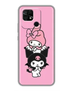 Чохол для Xiaomi Redmi 10C з картинкою «My Melody та Kuromi» Чохол для Xiaomi Redmi 10C з картинкою «My Melody та Kuromi»