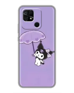 Чохол для Xiaomi Redmi 10C з картинкою «Kuromi з парасолькою» Чохол для Xiaomi Redmi 10C з картинкою «Kuromi з парасолькою»