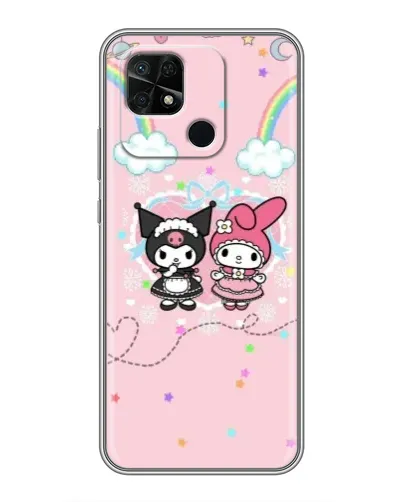 Чохол для Xiaomi Redmi 10C з картинкою «My Melody та Kuromi»