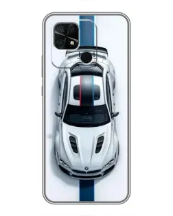 Чохол для Xiaomi Redmi 10C з картинкою «Вид зверху — BMW M»