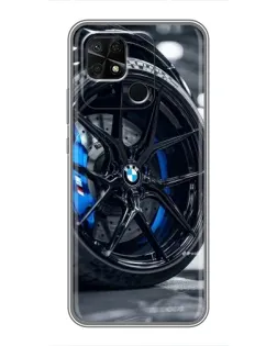 Чохол для Xiaomi Redmi 10C з картинкою «Колесо BMW зблизька»
