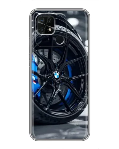 Чохол для Xiaomi Redmi 10C з картинкою «Колесо BMW зблизька»