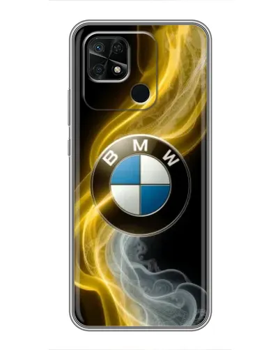 Чохол для Xiaomi Redmi 10C з картинкою «Золотистий дим BMW»