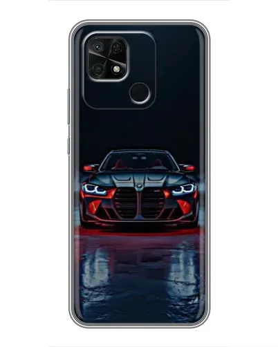 Чохол для Xiaomi Redmi 10C з картинкою «BMW на мокрій дорозі»