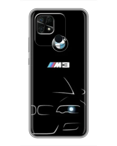 Чохол для Xiaomi Redmi 10C з картинкою «Мінімалістичний принт BMW M3»