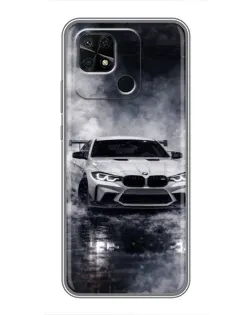 Чохол для Xiaomi Redmi 10C з картинкою «BMW крізь туман»