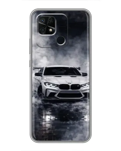Чохол для Xiaomi Redmi 10C з картинкою «BMW крізь туман»
