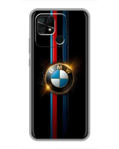 Чохол для Xiaomi Redmi 10C з картинкою «BMW M-Power неон»