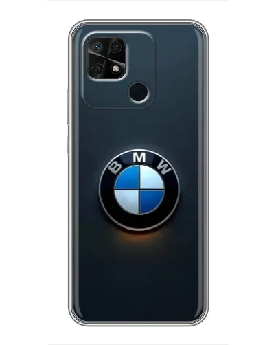Чохол для Xiaomi Redmi 10C з картинкою «Логотип BMW — мінімалізм»