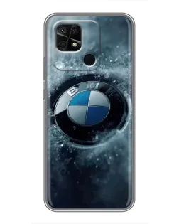 Чохол для Xiaomi Redmi 10C з картинкою «Логотип BMW — лід»