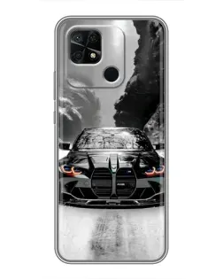Чохол для Xiaomi Redmi 10C з картинкою «BMW — акварельний дрифт»