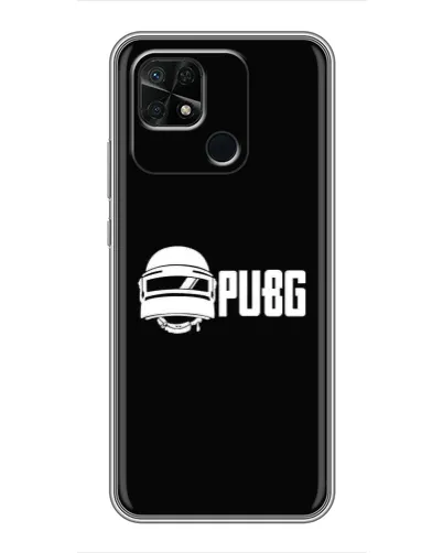 Чохол для Xiaomi Redmi 10C з картинкою «PUBG — класичний лого»